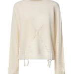 Maglione in lana e cashmere con maxi rombi 107377 A3JEC15 PINKO 