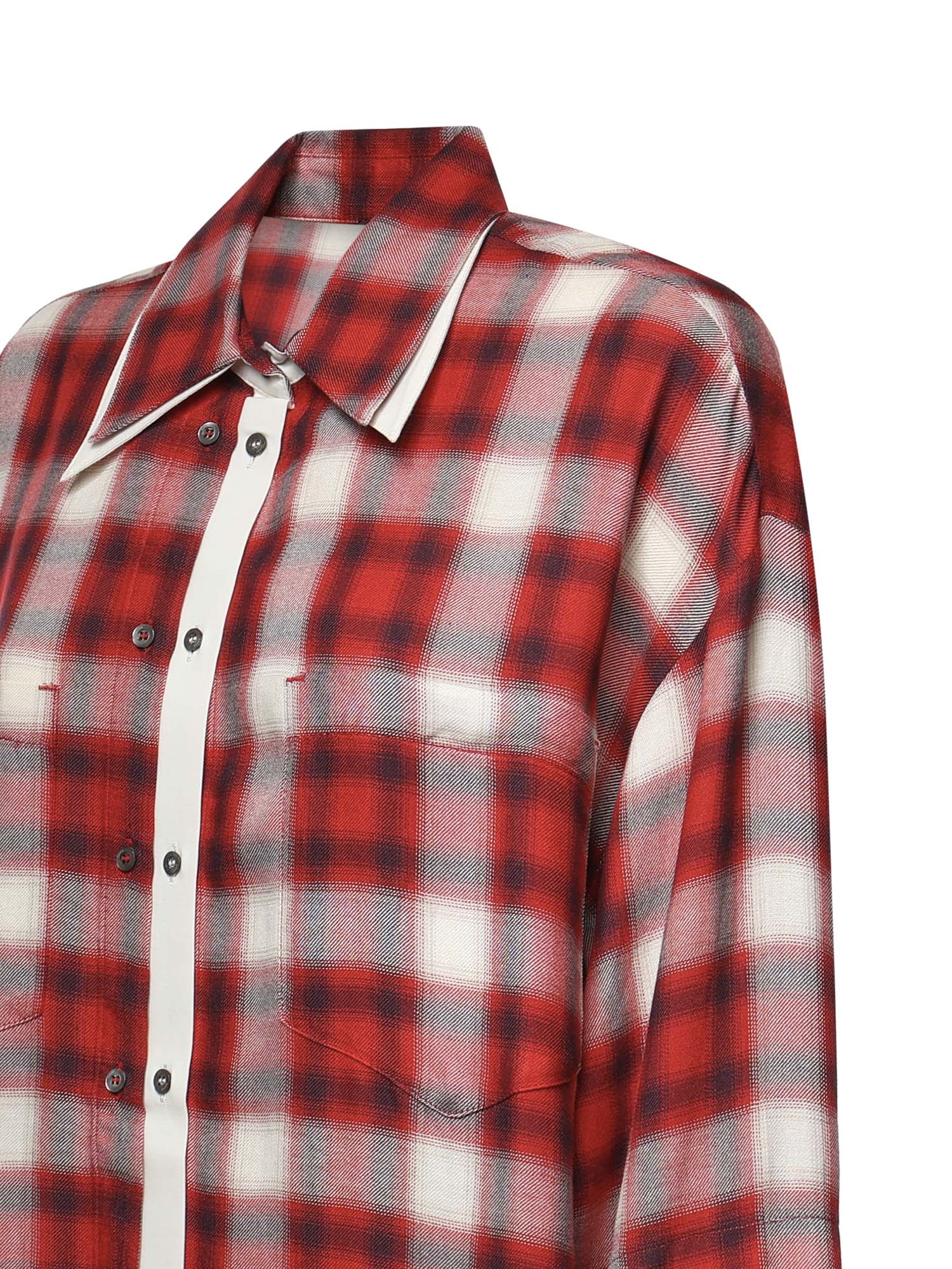 Camicia over con motivo check 107383 A3HJRZ5 PINKO 