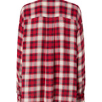 Camicia over con motivo check 107383 A3HJRZ5 PINKO 