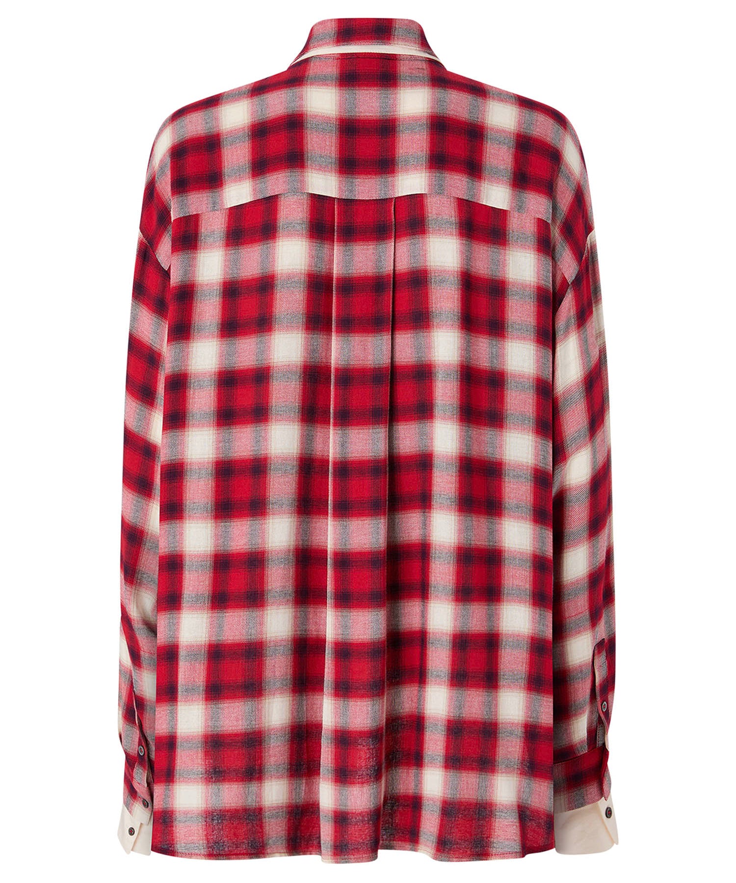 Camicia over con motivo check 107383 A3HJRZ5 PINKO 