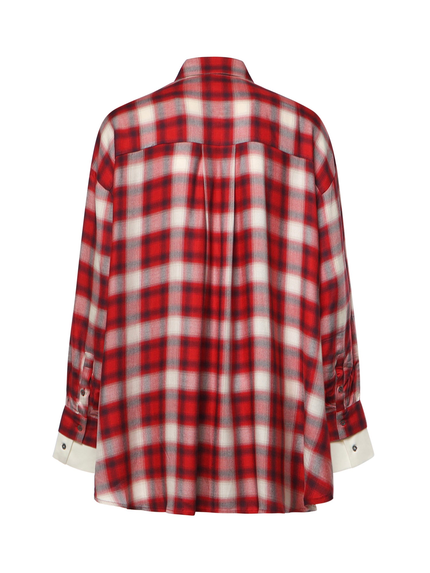 Camicia over con motivo check 107383 A3HJRZ5 PINKO 