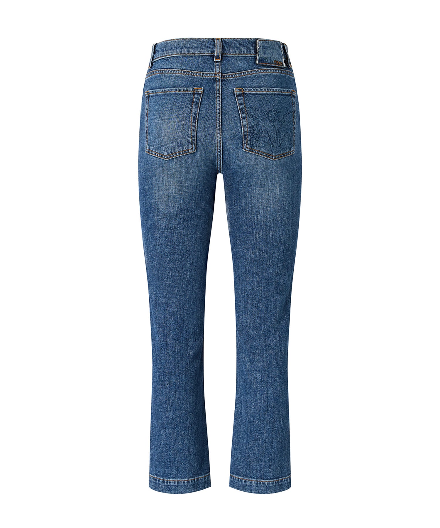 Jeans cropped in denim 107385 A3KAPJD PINKO 