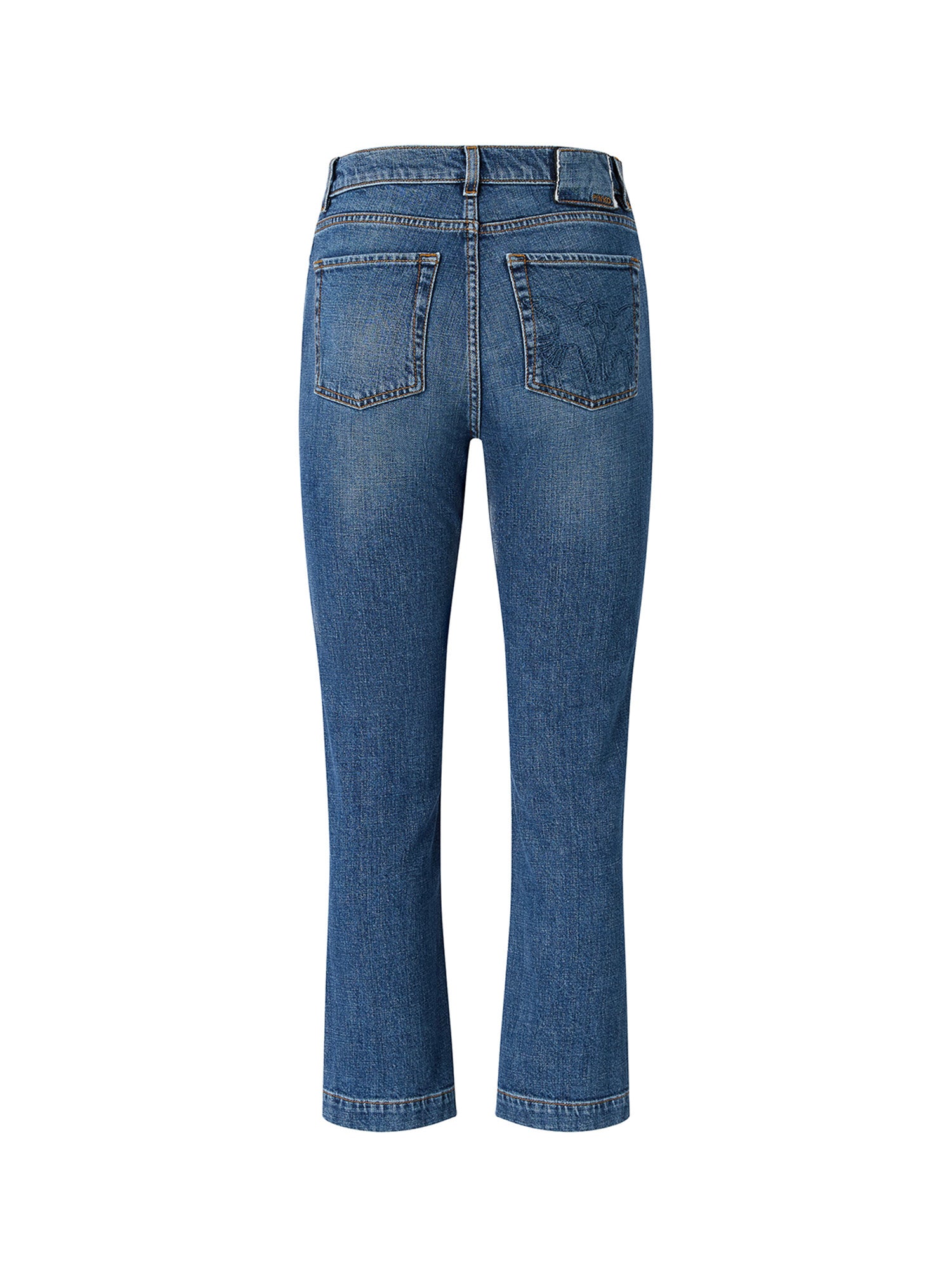 Jeans cropped in denim 107385 A3KAPJD PINKO 