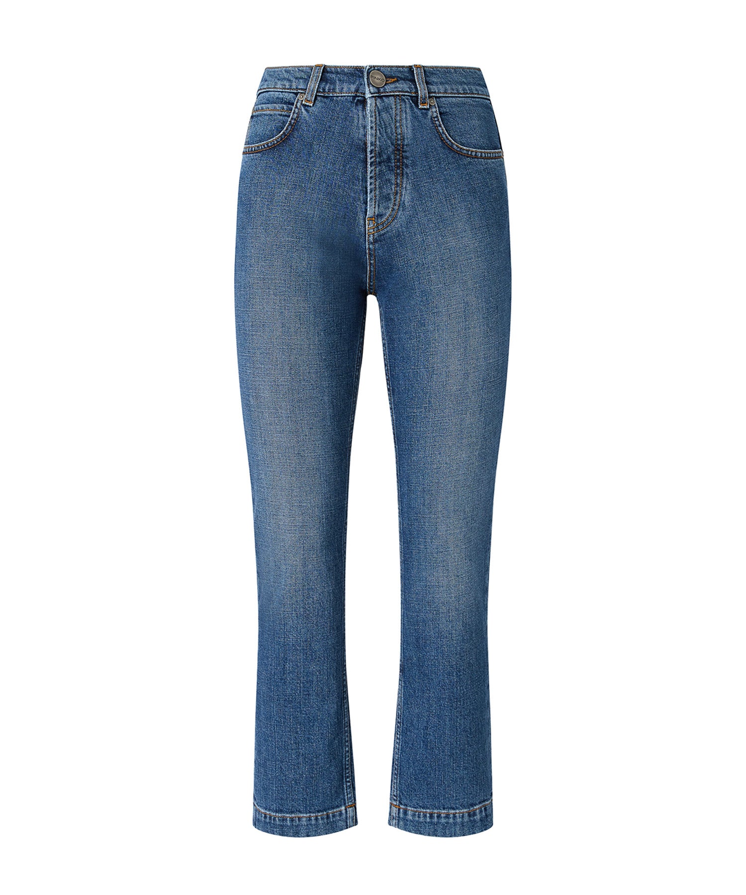 Jeans cropped in denim 107385 A3KAPJD PINKO 