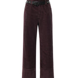 Pantaloni Cyntia cropped in velluto 107418 A3HFRR7 PINKO 