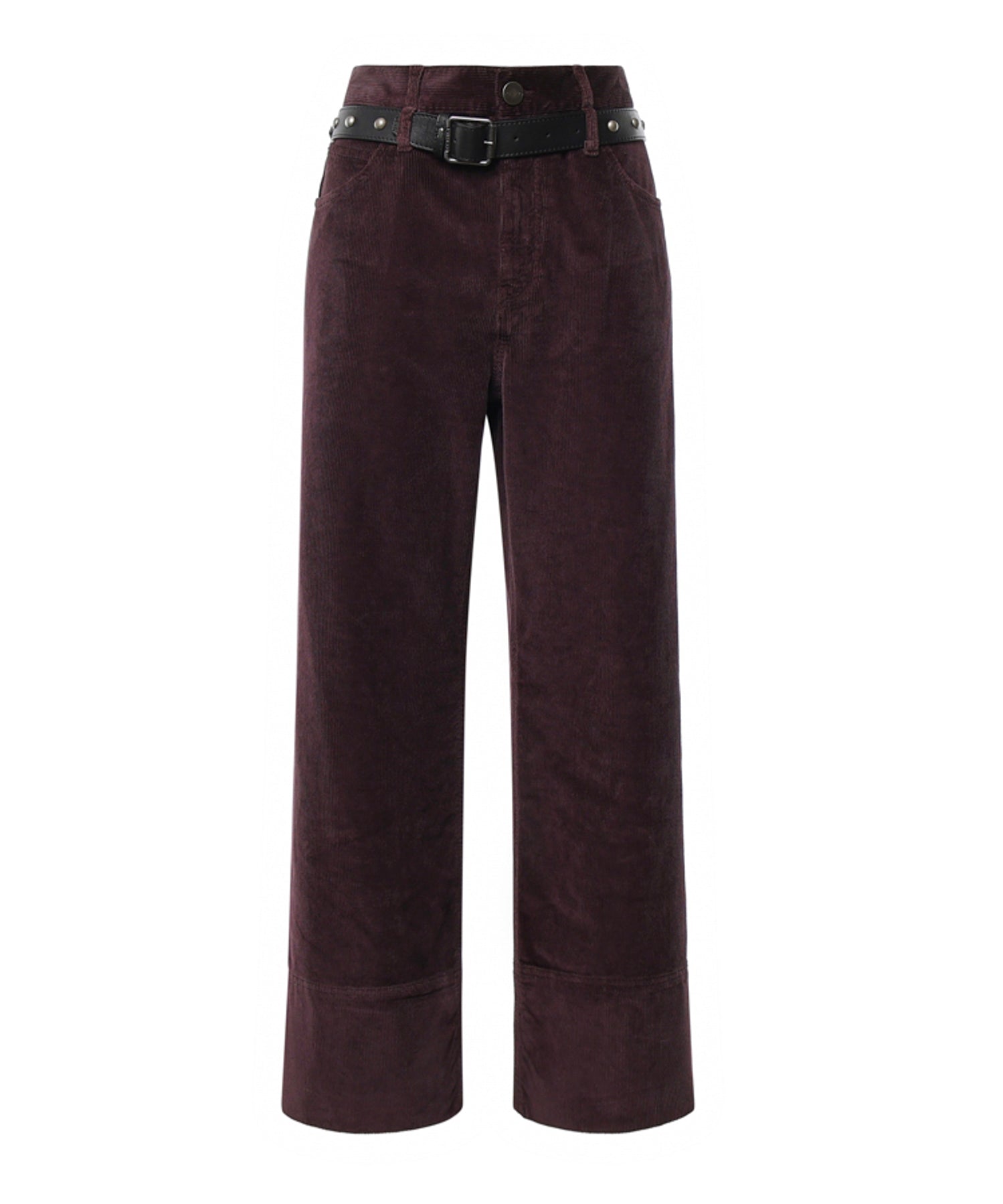 Pantaloni Cyntia cropped in velluto 107418 A3HFRR7 PINKO 