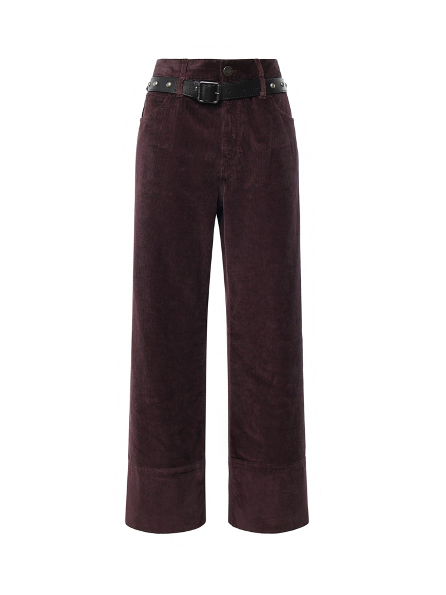 Pantaloni Cyntia cropped in velluto 107418 A3HFRR7 PINKO 