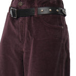 Pantaloni Cyntia cropped in velluto 107418 A3HFRR7 PINKO 