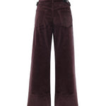 Pantaloni Cyntia cropped in velluto 107418 A3HFRR7 PINKO 