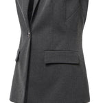 Giacca gilet monopetto in misto viscosa 107424 A3AHI76 PINKO 
