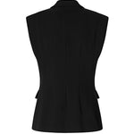 Giacca gilet monopetto in misto viscosa 107424 A3AHZ99 PINKO 