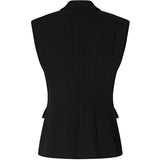 Giacca gilet monopetto in misto viscosa 107424 A3AHZ99 PINKO 