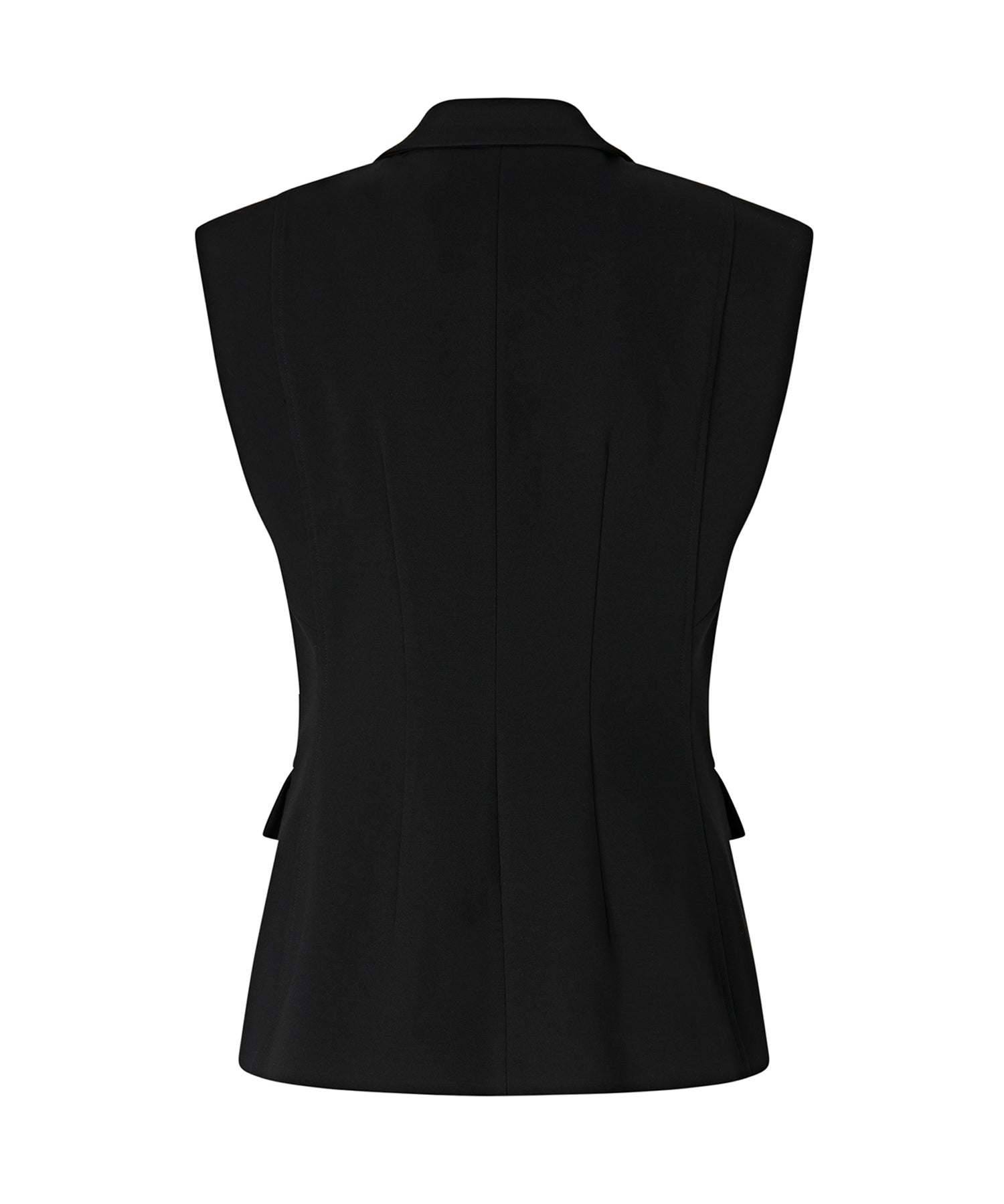 Giacca gilet monopetto in misto viscosa 107424 A3AHZ99 PINKO 