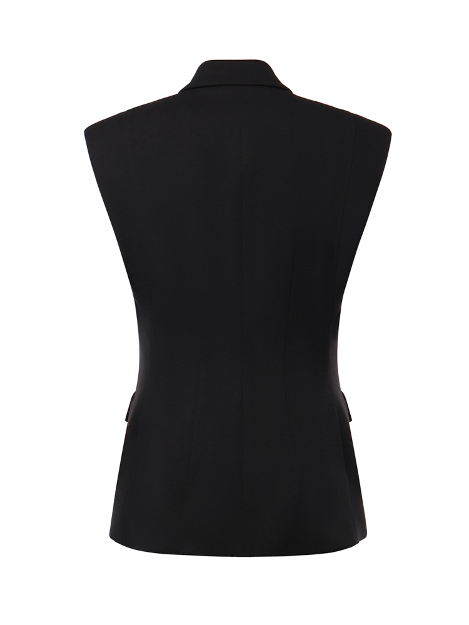 Giacca gilet monopetto in misto viscosa 107424 A3AHZ99 PINKO 