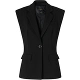Giacca gilet monopetto in misto viscosa 107424 A3AHZ99 PINKO 