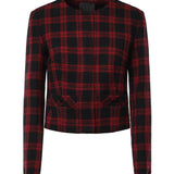Giacca in tweed check 107432 A3GNZR4 PINKO 