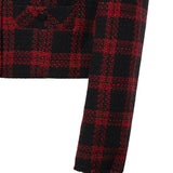 Giacca in tweed check 107432 A3GNZR4 PINKO 