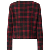 Giacca in tweed check 107432 A3GNZR4 PINKO 