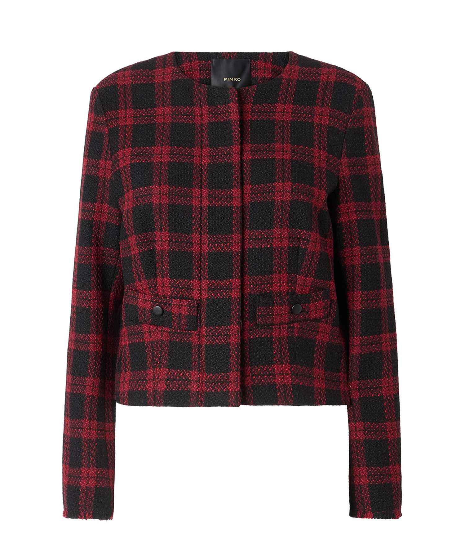 Giacca in tweed check 107432 A3GNZR4 PINKO 