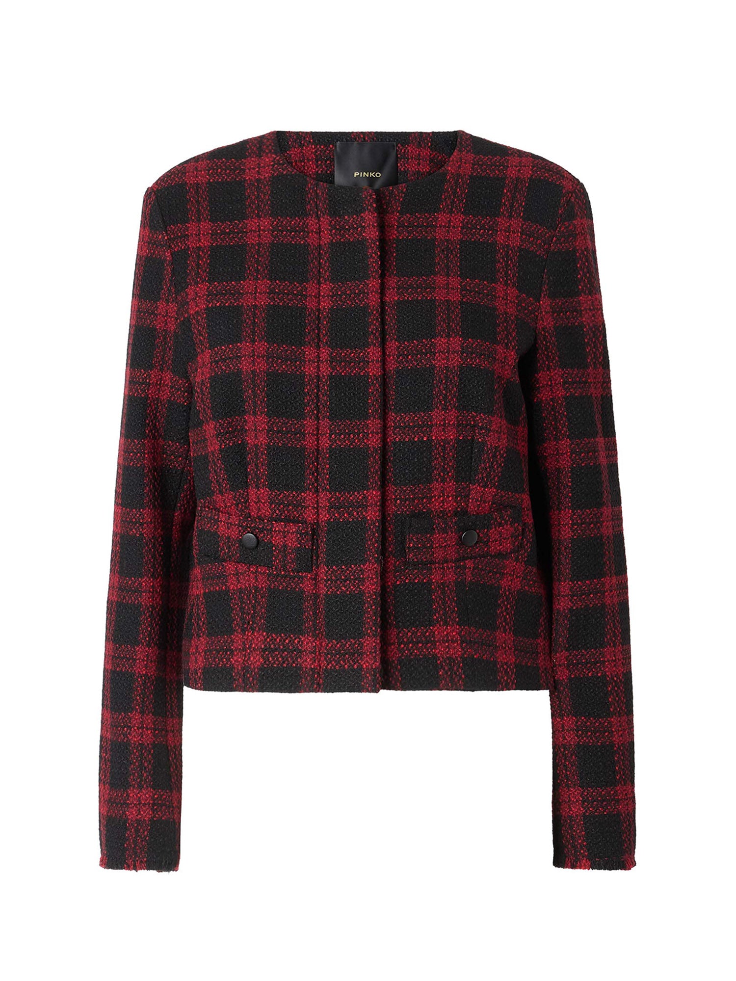 Giacca in tweed check 107432 A3GNZR4 PINKO 
