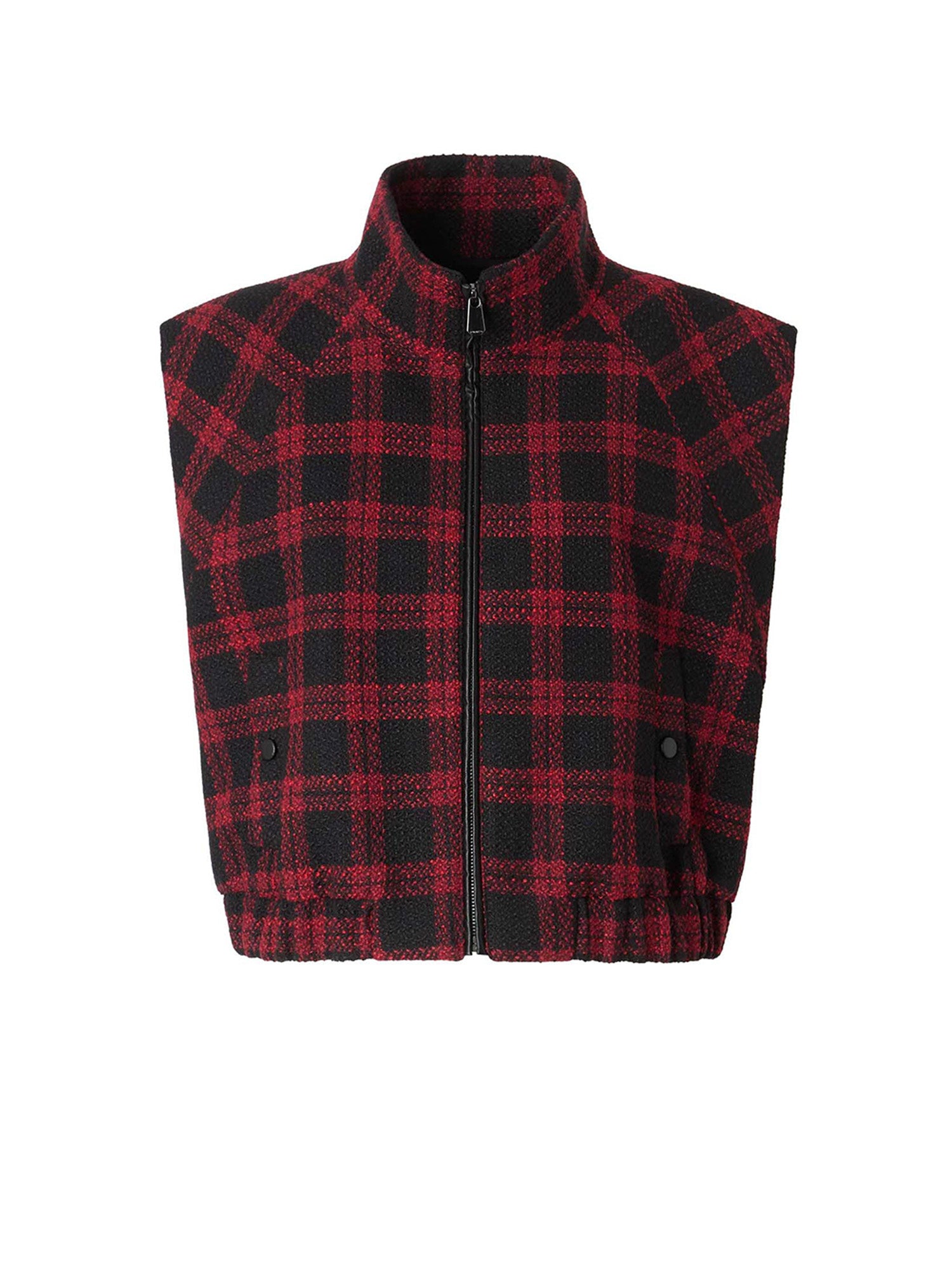 Gilet in tweed check 107440 A3GNZR4 PINKO 