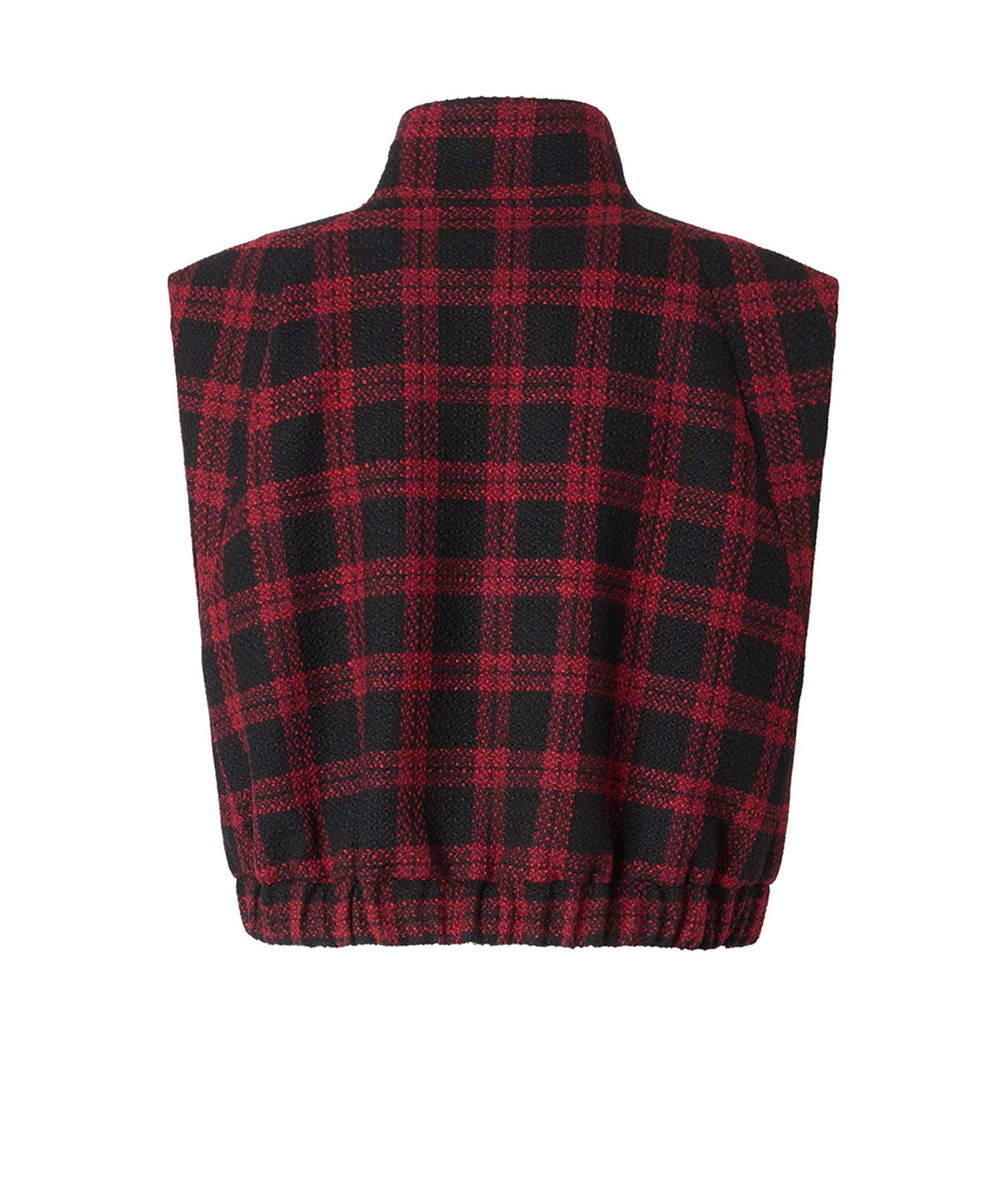 Gilet in tweed check 107440 A3GNZR4 PINKO 