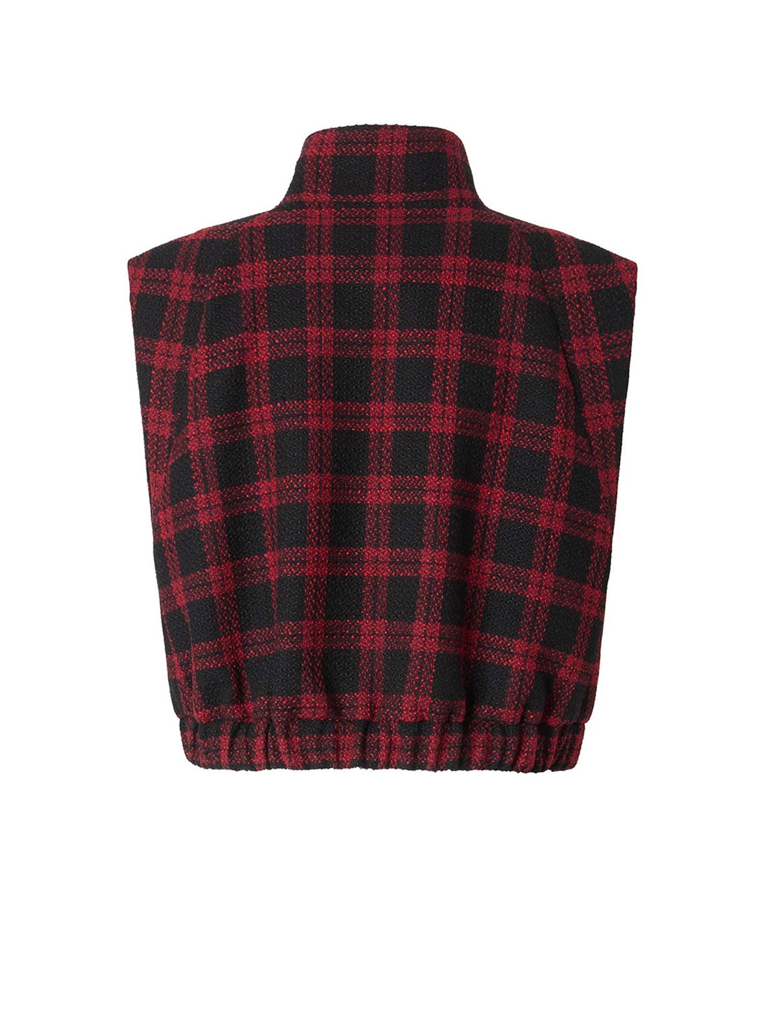 Gilet in tweed check 107440 A3GNZR4 PINKO 