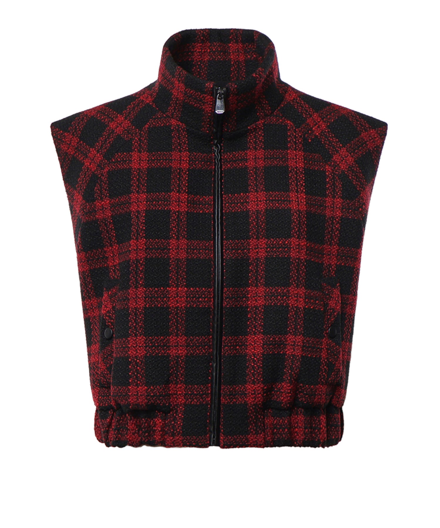 Gilet in tweed check 107440 A3GNZR4 PINKO 