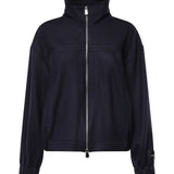 Bomber in flanella di lana 107444 A3Q5F92 PINKO 