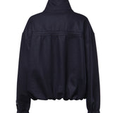 Bomber in flanella di lana 107444 A3Q5F92 PINKO 