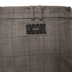 Gonna longuette in lana check 107448 A3FFCYZ PINKO 