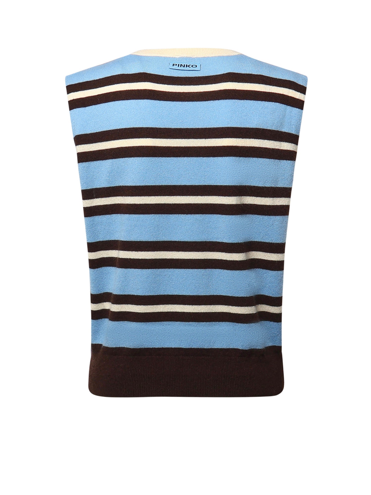 Gilet in lana e cashmere 107474 A3G1EL2 PINKO 