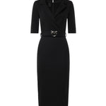 Abito midi con cintura Love Birds 107475 A3AHZ99 PINKO 
