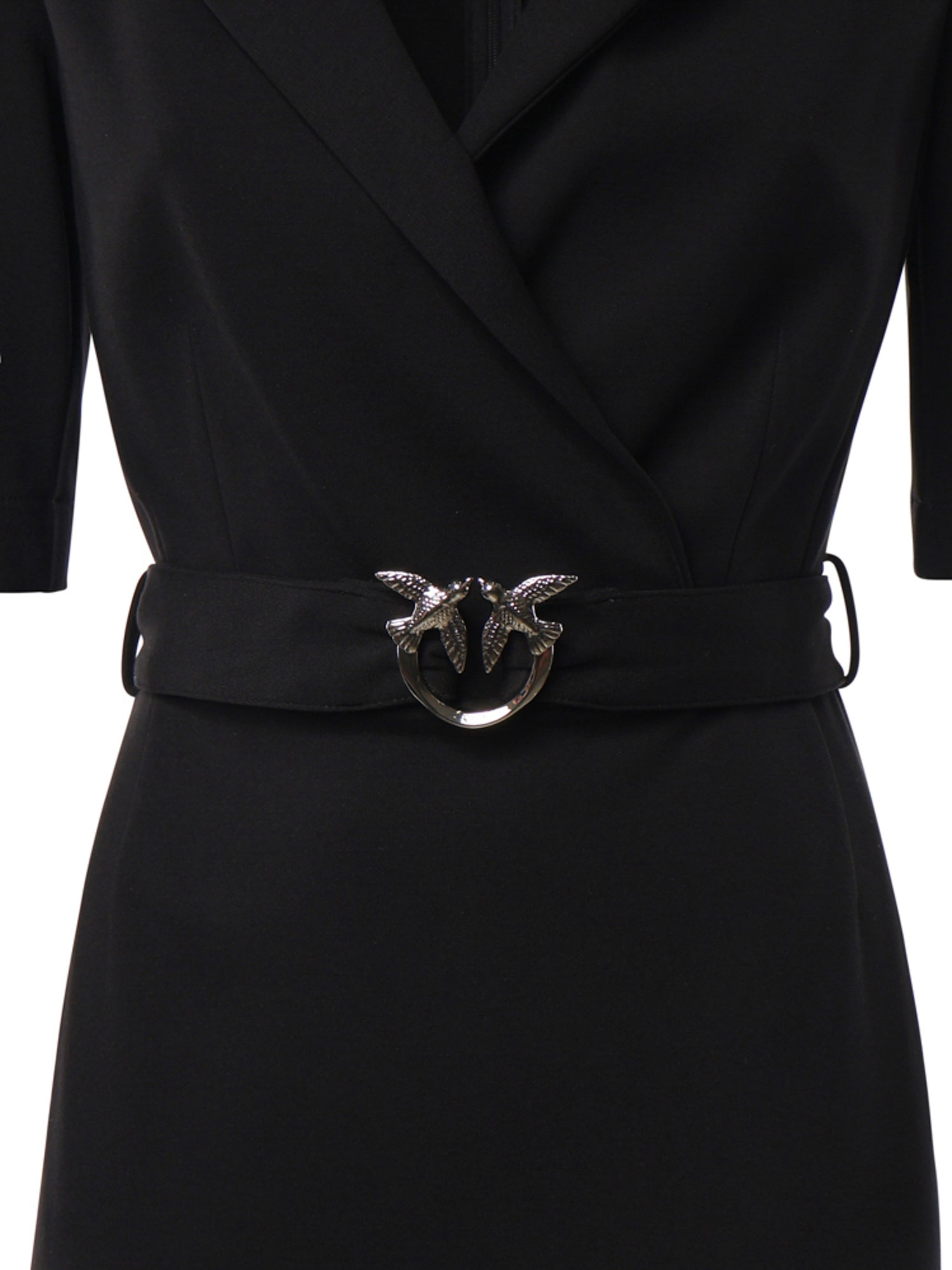 Abito midi con cintura Love Birds 107475 A3AHZ99 PINKO 