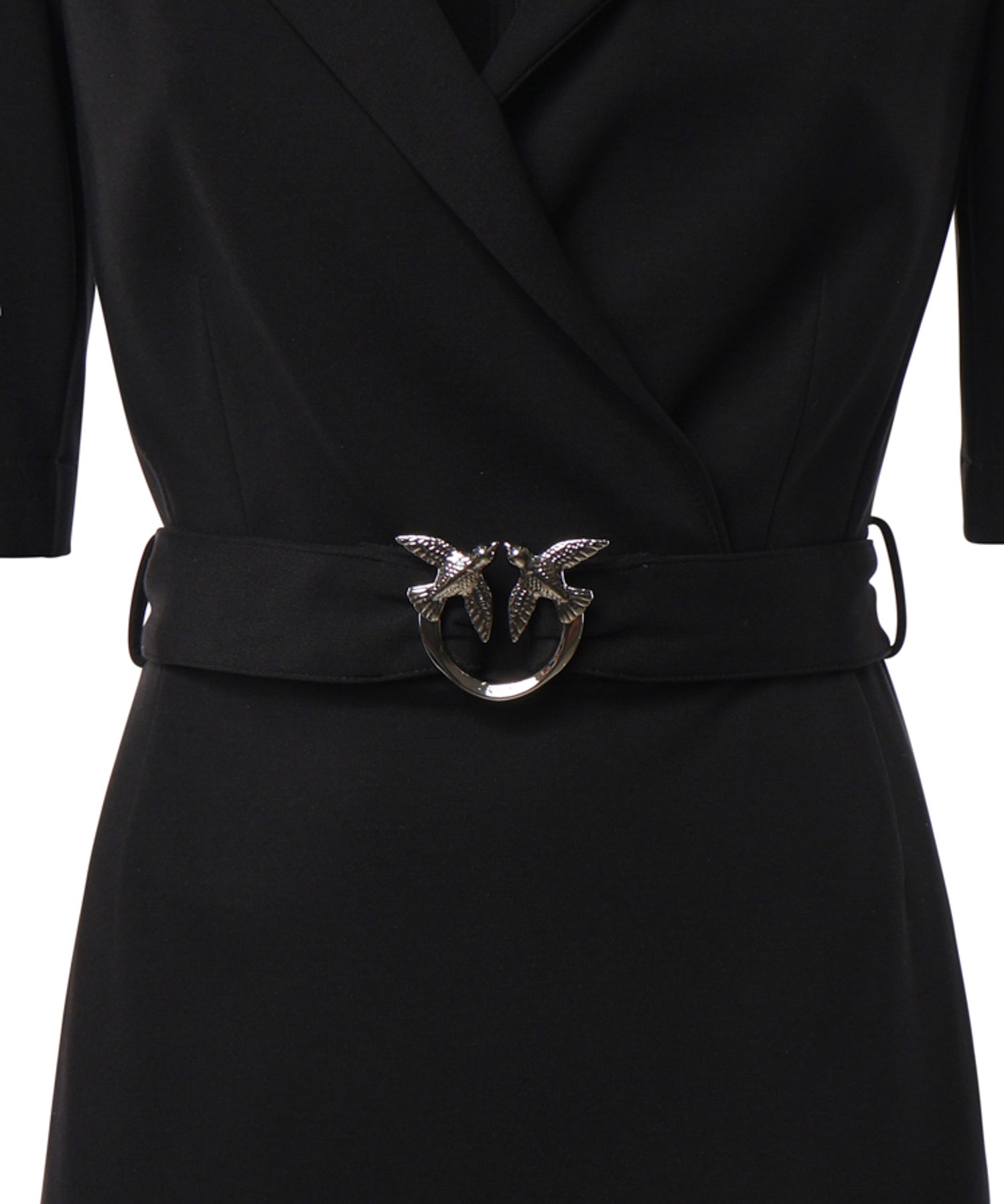 Abito midi con cintura Love Birds 107475 A3AHZ99 PINKO 