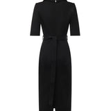 Abito midi con cintura Love Birds 107475 A3AHZ99 PINKO 