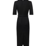 Abito midi con cintura Love Birds 107475 A3AHZ99 PINKO 