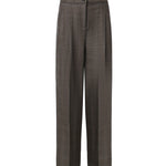 Pantaloni in misto lana check 107476 A3FFCYZ PINKO 