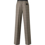 Pantaloni in misto lana check 107476 A3FFCYZ PINKO 
