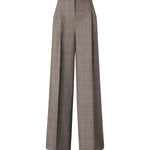 Pantaloni in misto lana check 107476 A3FFCYZ PINKO 