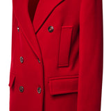 Cappotto lungo doppiopetto in misto lana 107487 A3FGR66 PINKO 
