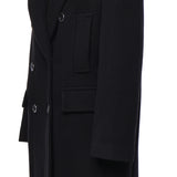Cappotto lungo doppiopetto in misto lana 107487 A3FGZ99 PINKO 