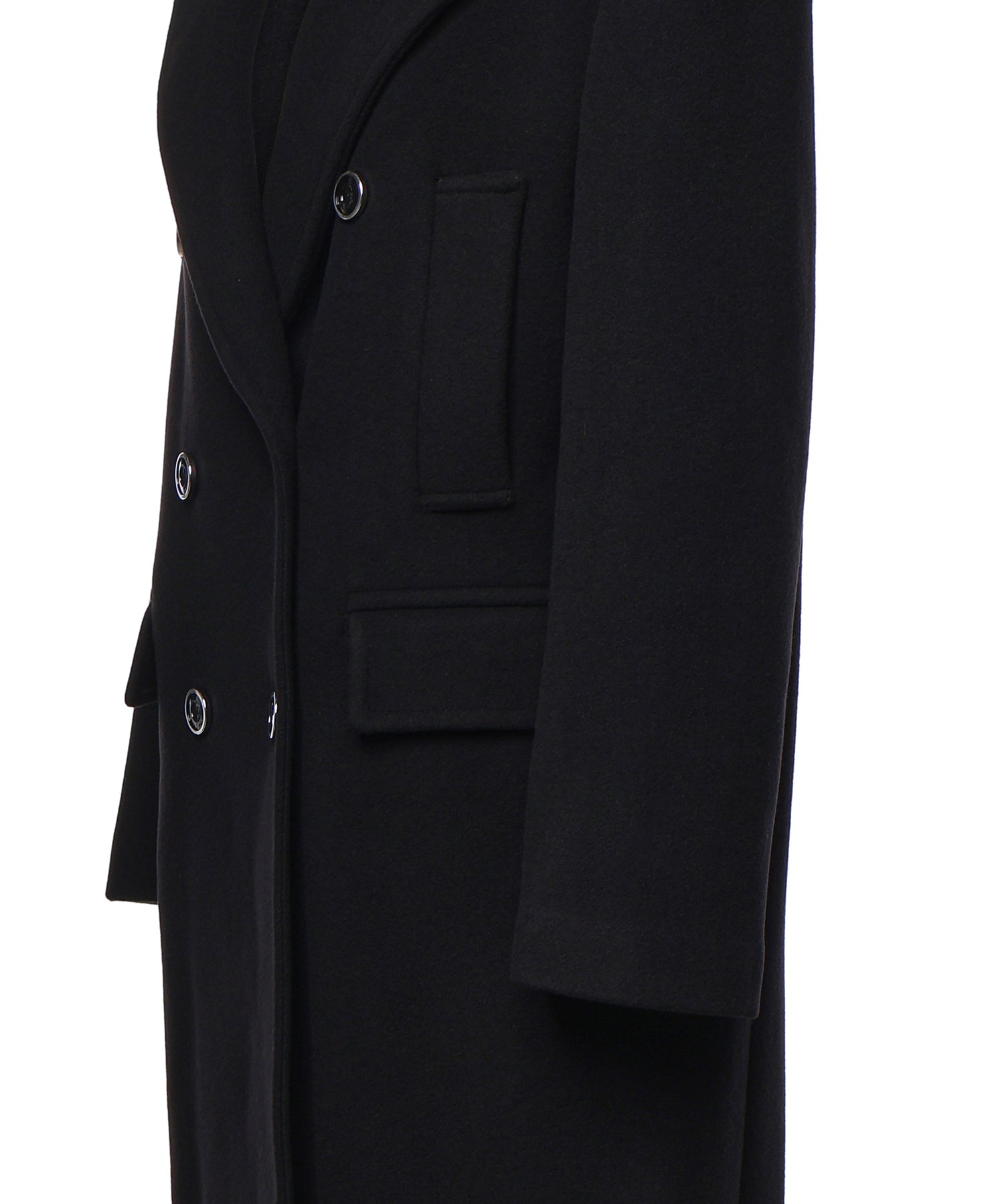 Cappotto lungo doppiopetto in misto lana 107487 A3FGZ99 PINKO 