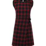 Vestito corto in tweed check 107498 A3GNZR4 PINKO 