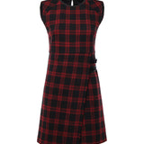 Vestito corto in tweed check 107498 A3GNZR4 PINKO 