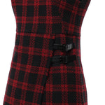Vestito corto in tweed check 107498 A3GNZR4 PINKO 