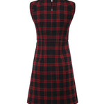 Vestito corto in tweed check 107498 A3GNZR4 PINKO 