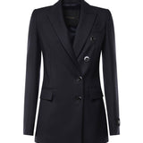 Blazer doppiopetto in misto lana 107513 A3IFG03 PINKO 