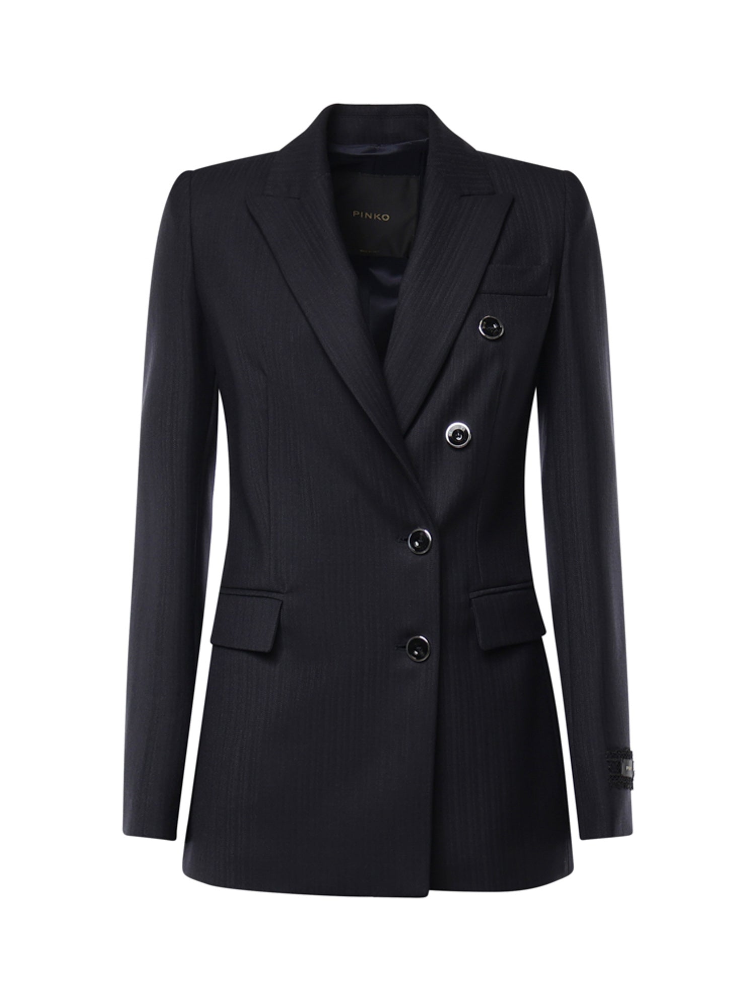 Blazer doppiopetto in misto lana 107513 A3IFG03 PINKO 