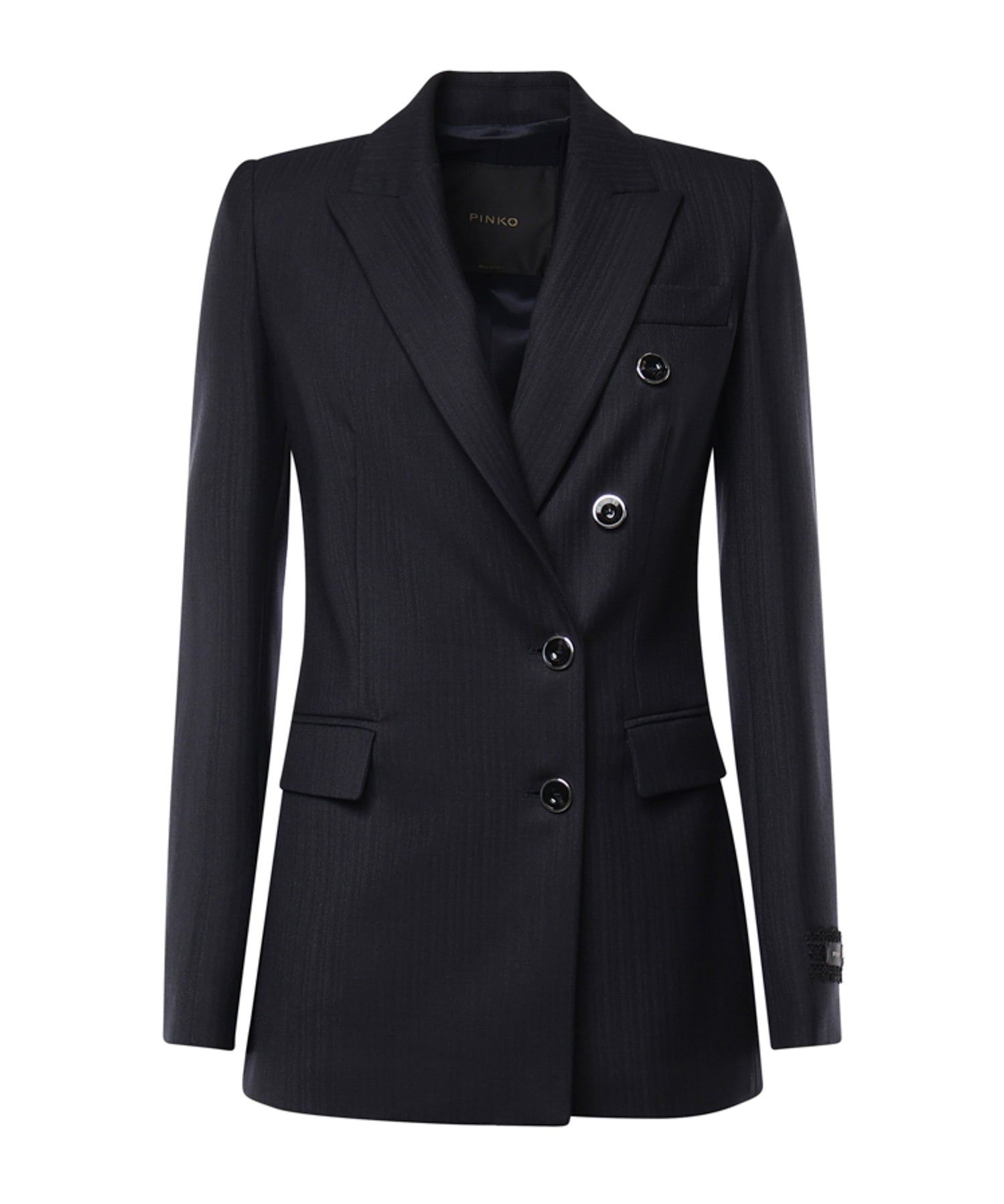 Blazer doppiopetto in misto lana 107513 A3IFG03 PINKO 
